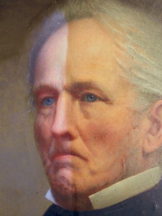 Oliver Dean being cleaned 10x8