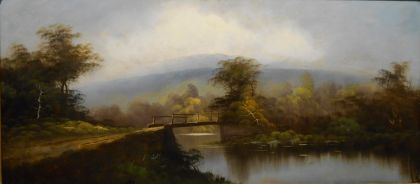 oil painting on board repaired Oil painting on broken board after estoration